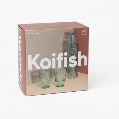 KoiFish stackable glasses - mint