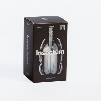 Abridor de botellas Insectum, plateado