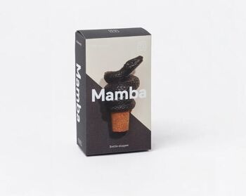 Bouchon de bouteille Mamba : Noir
