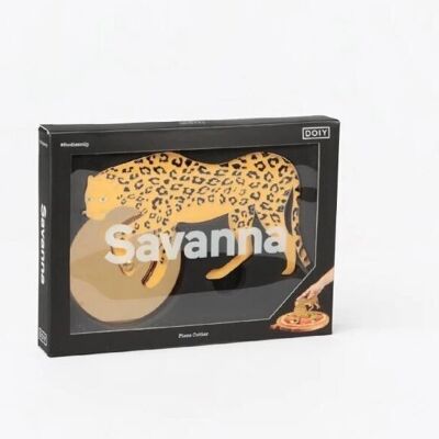 Savanna Pizza Cutter: Cheetah