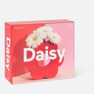 Jarrón Daisy, rojo