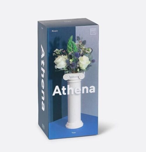 Athena Vase, White