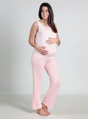 Pantalon de maternité à jambe large 4