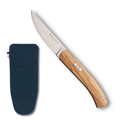 Legendary Olivier knife & its navy blue pocket case - Eden Park x Ovalie Original