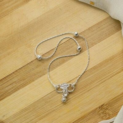 Sterling Silver Bead Summer Indie Boho Silver Indian Payal Anklet Jewellery