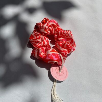 Scrunchie - Rosa/Rosso - Riciclato