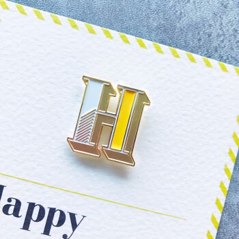 H / Badge et carte Happy Pin 4