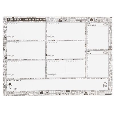 HV Weekly planner - Amsterdam - A4