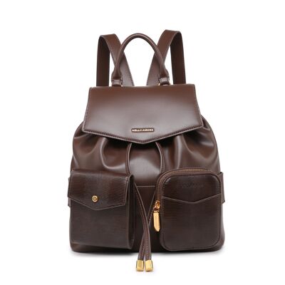 Cindy backpack - dark brown