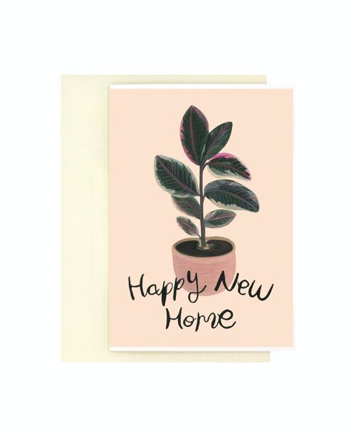 Happy new home | moving card