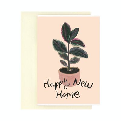 Happy new home | moving card
