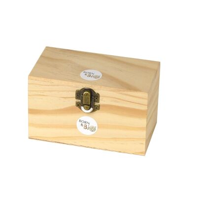Wooden box for 8 bottles of oils
