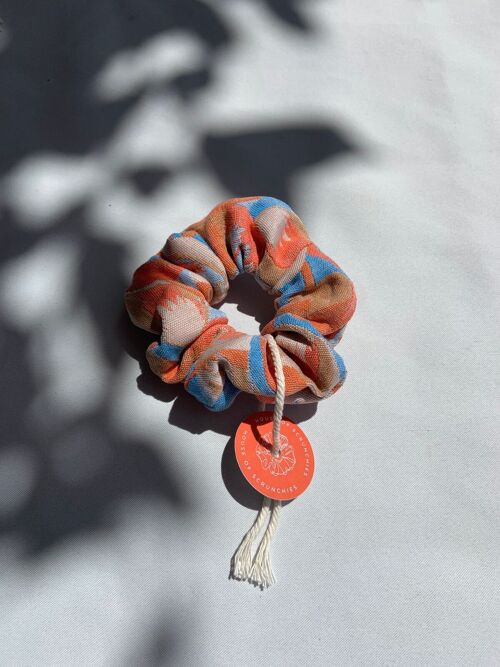 Scrunchie - Summer Flower Jacquard - Recycelt