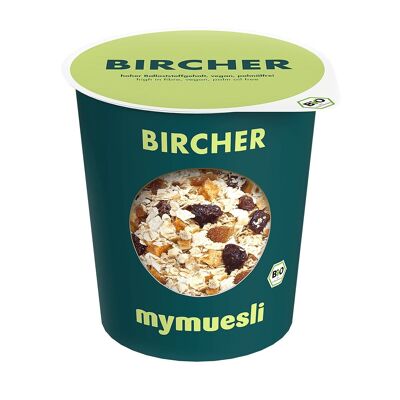 mymuesli2go Bircher muesli, orgánico, 85g, bandeja de 12, orgánico