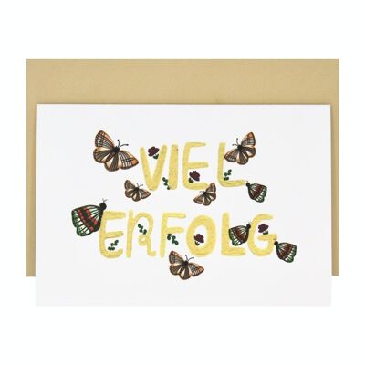 Good luck wishes | encouragement card