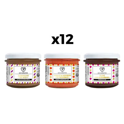 Pack Mezze Provence (3x12 productos incluyendo muestras gratis)