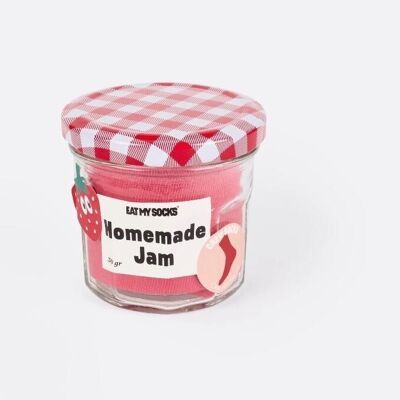 Socken: Hausgemachte Marmelade, Erdbeere