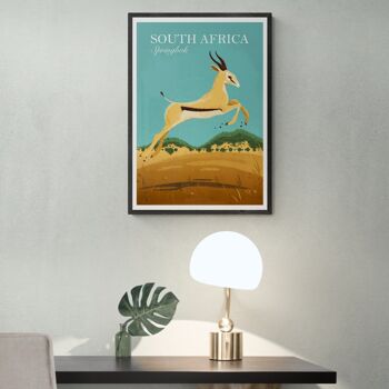 Affiche Springbok en Afrique du Sud 2