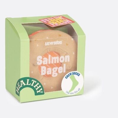Calzini: bagel di salmone