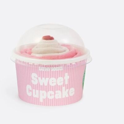 Chaussettes : Cupcake aux fraises