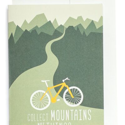 Greeting card - mountain bike