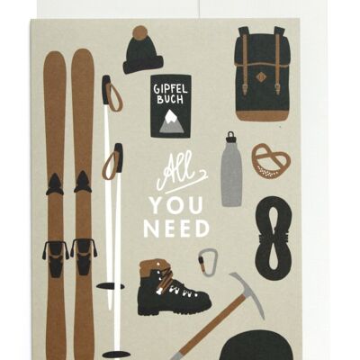 Greeting card - All you need