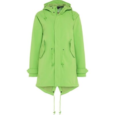 Softshell short coat - light green