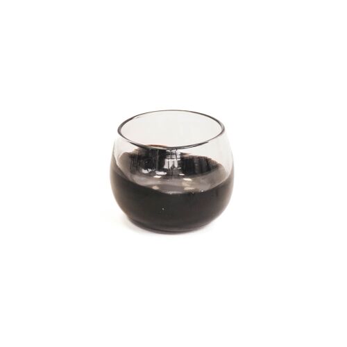 HV Glass Tealightholder - Dipdye - 11x8,5cm