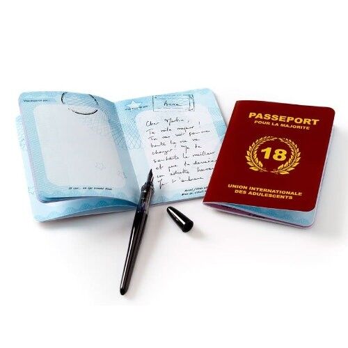 Passeport pour la Majorité | Livre d'or d'Anniversaire 18 ans