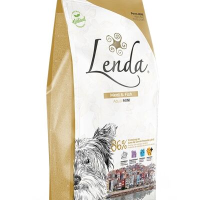 Croquettes pour chien Lenda Mini Viande & Poisson 2 kg