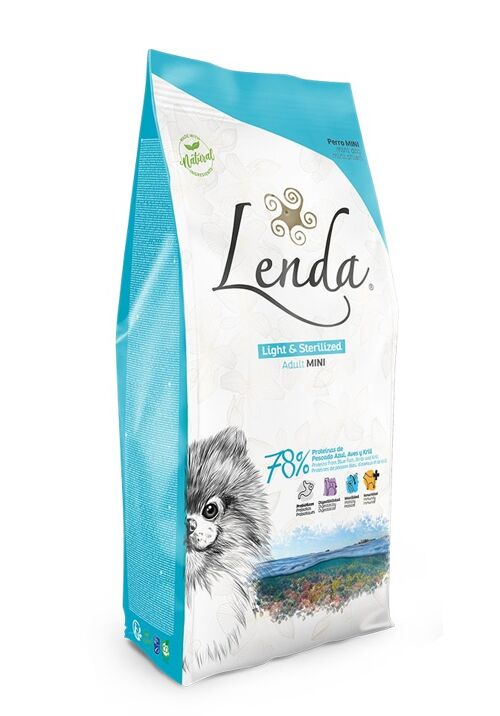 Dry Dog Food Lenda Mini Light & Sterilized 2 kg