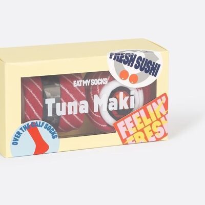 Socken, Thunfisch Maki