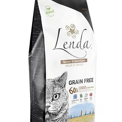 Dry Cat Food Lenda Adult Cat Senior & Sterilized
Grain Free 2 kg