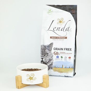 Nourriture sèche pour chat Lenda Adult Cat Senior & Stérilisé
Sans Céréales 2kg 2