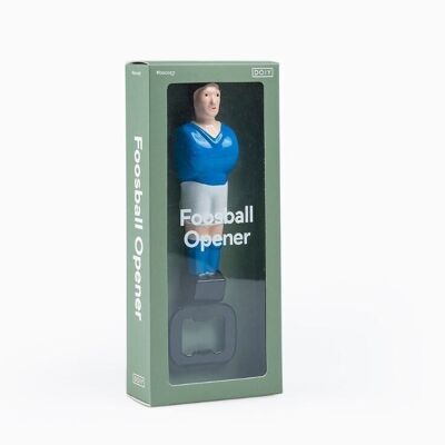 Foosball bottle opener, Blue