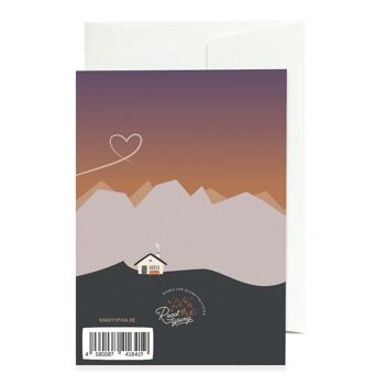 Carte de voeux - Amour de la Montagne 2