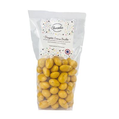 CHOCODIC - Candied sugared almonds Crème brulée bag 180g