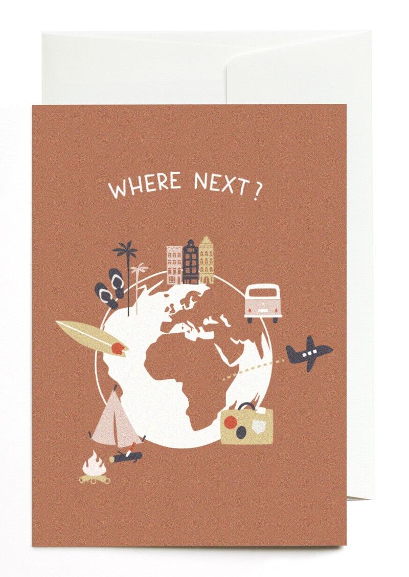 Biglietto di auguri - Dove sarà il prossimo?