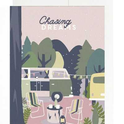 Tarjeta de felicitación - Chasing Dreams