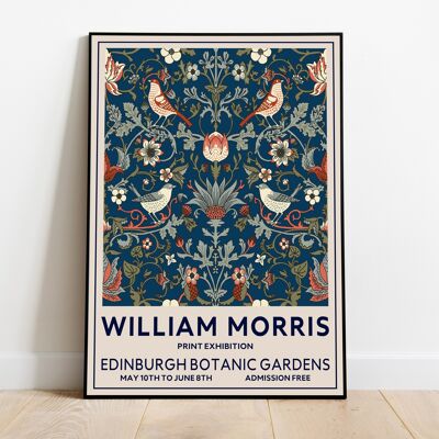 William Morris - Impression de cuisine, Art mural moderne du milieu du siècle, Affiche d'exposition, Affiche vintage, Impression d'Édimbourg, Cadeau de pendaison de crémaillère pour elle