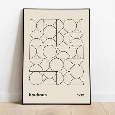 Bauhaus Anatomy - Bauhaus Poster, Kitchen Print, Mid Century Modern Wall Art, Exhibition Poster, Geometric Wall Art, Minimalist Decor, Housewarming Gift