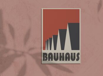 Affiche Bauhaus, Art mural moderne du milieu du siècle, Impression de cuisine, Art mural géométrique, Décor minimaliste, Impression de typographie, Cadeau de pendaison de crémaillère 3