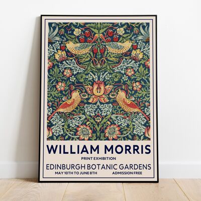 William Morris Print - Kitchen Print, Mid Century Modern Wall Art, Exhibition Poster, Vintage Poster, Edinburgh Print, Housewarming Gift