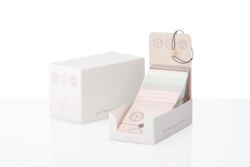 Präsentationsbox mit 12 Einzelarmbändern und 8 Freundschaftsarmbändern