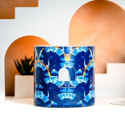 Candle 700g CREPUSCULE CHAMPETRE, Poppy scent, CARAÏBE Collection, BOPAZZ X Etienne Jeanson