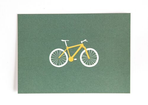 Postkarte - Mountainbike