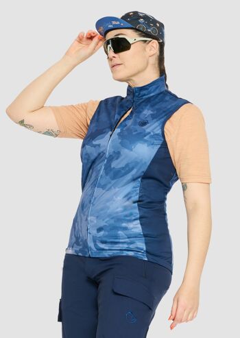 BLOW - Gilet coupe-vent col. Vrai bleu 7