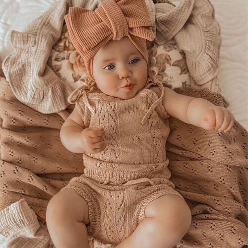 Annie & Charles® Baby Kleidung Set aus Feinstrick Baumwolle