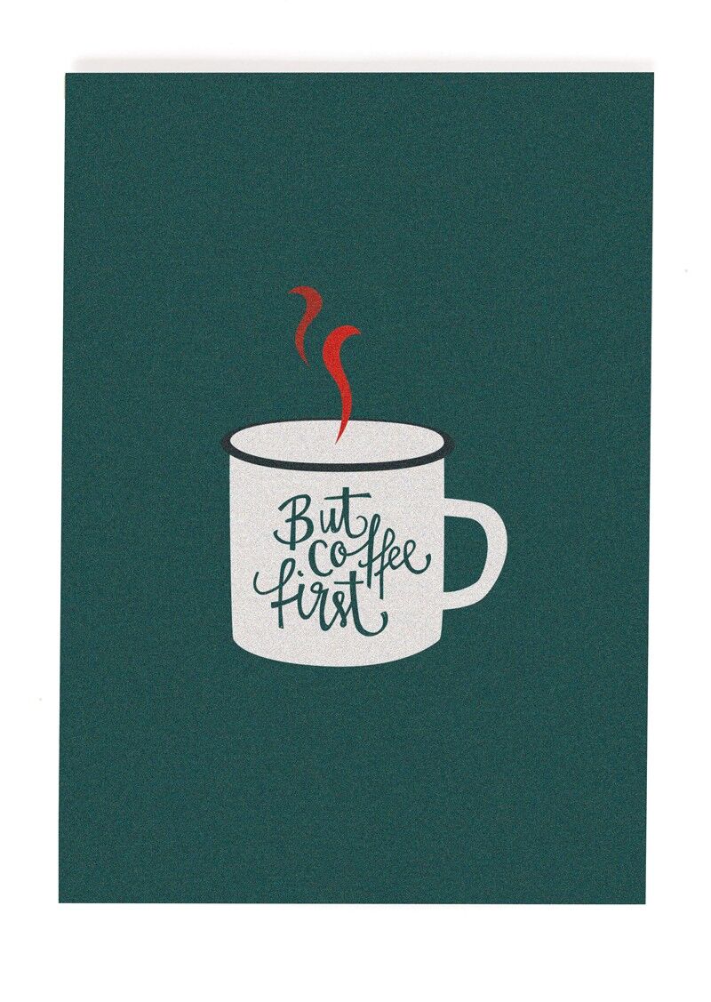 Cartolina - tazza da caffè