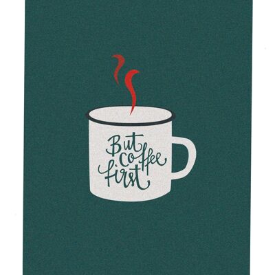 Postcard - coffee mug
